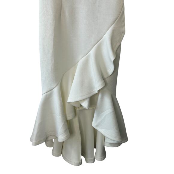 Hello Molly White Hard To Be Cool Midi Dress Women's Size 8 NEW - Picture 7 of 12